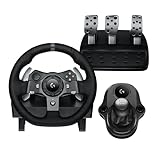 Logitech G920 Racing Lenkrad + Logitech Driving Force Shifter Schalthebel für G920 und G29, Xbox One