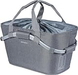 Basil Damen Lenkertasche-2179230620 Lenkertaschen, Grey Melee, 22 L