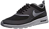 Nike Wmns Air Max Thea 599409-015 Damen Laufschuhe Training Schwarz (Blk/Cl Gry-Wlf Gry-Mtllc Slvr 015) 36.5