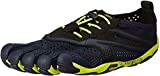 Vibram FiveFingers 16M3101 V-RUN, Laufschuhe Herren, Mehrfarbig (Black/yellow), 44 EU