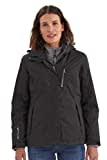 Killtec Damen Funktionsjacke Mit Abzippbarer Kapuze Nira, schwarz, 54, 32262-000