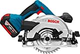 Bosch Professional 18V System Akku Kreissäge GKS 18V-57 G (kompatibel mit Führungsschiene, Schnitttiefe: 57 mm, inkl. 2x 4.0Ah Akku, SchnelSchnellladegerät GAL 18V-40, 1x Kreissägeblatt, L-BOXX)