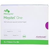 Mepitel One Silikonverband, 5 x 7,5 cm, 10 Stück