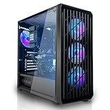 SYSTEMTREFF Basic Gaming PC AMD Ryzen 5 5500GT 6x4.4GHz | AMD RX Vega 7 4K HDMI DX12 | 512GB M.2 NVMe | 16GB DDR4 RAM | WLAN Desktop Computer Rechner für Gamer, Zocker