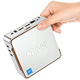 NiPoGi GK3 Plus Mini PC 16 GB DDR4 1024 GB (1 TB) M.2 SSD, Ιntel Alder Lake-N95(bis zu 3,40GHz) Mini Desktop Computer, 2,5' SATA SSD, Dual WiFi, 2xHMDI, 4K Triple Display Mini-PC für Schul/Heim/Büro