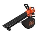 Black+Decker Akku Laubsauger/-bläser mit Häcksler BCBLV3625L1 (45l Fangsack, bürstenloser Motor, 210 km/h Luftgeschwindigkeit und hohe Saugleistung – 36V, inkl. Akku und Ladegerät)