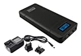 XTPower® XT-20000QC3-AO-PA Powerbank inkl. Netzteil - Akku mit DC 5-24V bis 65 Watt ohne automatische Abschaltung + USB QC3 Akku - Kapazität von 20100mAh - 1x USB, 1x USB QC3 und DC-Rundbuchse