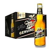 24 x 0,33l Miller Genuine Draft - Bier aus den USA mit 4,7% Vol. inklusive Haus der Biere Berlin Bierdeckel