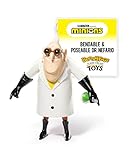 BendyFigs The Noble Collection Minions Dr Nefario - Noble Toys 18.5cm Bendable Posable Collectible Doll Figure with Stand and Mini Accessory