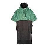 WAVE HAWAII Bade-Poncho Damen & Herren Move | Größe L, 170-200cm I 100% Baumwolle Surf-Poncho für Erwachsene | Frottee-Poncho Handtuch mit hoher Wasserabsorption | Umziehhilfe Strand Erwachsene