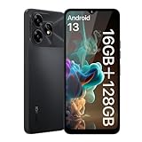 UMIDIGI A15T NFC Smartphone (2024),16+128GB,MTK Helio G95 Prozessor,Dreifache Kamera 64+8+2MP, Frontkamera 16MP,Android 13 Simlockfreie Handy,5000mAh,6,7’HD+,4G Dual-SIM/Face ID/GPS/OTG-Schwarz