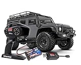 TRAXXAS TRX-4M Silber 1/18 4x4 LD Land Rover Defender Scale Crawler inkl. Akku Lader 4WD RTR