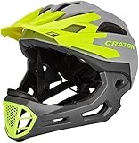 Cratoni C-Maniac Fahrradhelm, grau-Gruen, 54-58cm