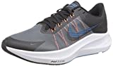 Nike Herren Winflo 8 Laufschuh, Dk Smoke Grey Black Coast Total Orange White, 42 EU