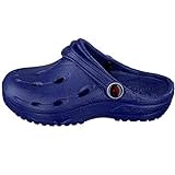 chung shi Unisex Kinder DUX Kids Clogs, Navy, 34/35 EU (220 mm)