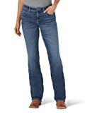 Wrangler Women's Misses Q-Baby Mid Rise Boot Cut Ultimate Riding Jean, Briley, 19W x 34L