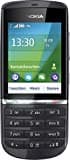 Nokia Asha 300 Handy (6,1 cm (2,4 Zoll) Display, Touchscreen, 5 Megapixel Kamera) Graphite (Generalüberholt)