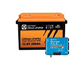 LIONTRON Lithium LiFePo4 Akku 26kg 12.8V 200Ah + Victron Ladebooster 12/30A