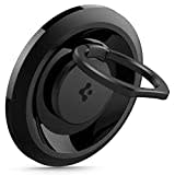 Spigen O-Mag Handy Ring Halterung Magnetisch für MagSafe, MagSafe Ring Magnet, Handy Ständer Magnetic Phone Ring Holder für Modelle iPhone 16 15 14 13 12 Pro Max/Pro/Plus - Schwarz