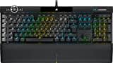 Corsair K100 RGB Optical-Mechanical Gaming Keyboard (CORSAIR OPX Optical Keyswitches: Hyper-Fast & Linear, Per-Key Backlighting, Leatherette Palm Rest, Elgato