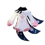 Hu Tao Cosplay Kostüm Anime Game Raiden Ei/Yae Miko/Kamisato Ayaka/Yun Jin Cosplay Kostüm Uniform Anzug mit Perücke Halloween Karneval Outfits für Frauen, Paimon, 36