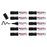 edding 0.5 mini Permanentmarker - schwarz - 10 Stifte - feine Rund-Spitze 1 mm - wasserfest, schnell-trocknend - wischfest - Mini-Marker für Karton, Kunststoff, Holz, Metall, Stein, Leinwand