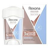 Rexona Maximum Protection Deo Creme Clean Scent Anti Transpirant mit 3x Schutz bei Stress, Hitze & Bewegung 96H extremer Schutz 45 ml