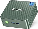 GMKtec Mini PC Alder Lake N100 Prozessor (3.4GHz) 8GB DDR4 RAM 256GB PCIe M.2 SSD, NUC Micro PC Computer mit 4K Dual HDMI Display/4x USB 3.2/WiFi 6/BT5.2/RJ45 Ethernet für