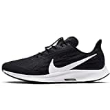 Nike W Air Zoom Pegasus 36 Flyease - Black/White-Thunder Grey, Größe:7