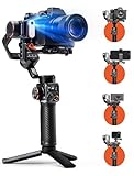 Hohem iSteady MT2 Kit, Gimbal Kamera, 3-Achsen Gimbal Stabilizer für Kamera Spiegellose Action Cam Smartphone GoPro Nikon Sony Panasonic Canon Fujifilm, AI Achsensperren, 1.2kg Zuladung, 653g