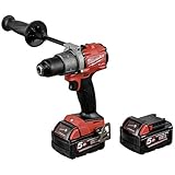 Milwaukee M18 Fuel FPD2-502X Schlagbohrschrauber M 18 FPD2 18,0 Volt / 5,0 Ah Li-Ion 4933464264 Akku-Bohrschrauber, Batteriebetrieben, 18 V, Rot und Schwarz