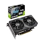 ASUS GeForce Dual RTX 3060 12GB V2 OC Edition Gaming Grafikkarte (GDDR6 Speicher, PCIe 4.0, 1x HDMI 2.1, 3x DisplayPort 1.4a, DUAL-RTX3060-O12G-V2)