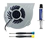 ElecGear Interner Kühler Lüfter für PS4 Pro CUH-7xxx – CPU-Kühlungslüfter Cooling Fan, Wärmeleitpaste und TR8 PH0 Schraubendreher-Set für Playstation 4 Pro