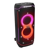 JBL PartyBox Ultimate – Kraftvoller Lautsprecher mit Bluetooth und Wifi – JBL Pro Sound mit Lichteffekten – Wasserfest und mit Rädern zum einfachen Transport – Schwarz