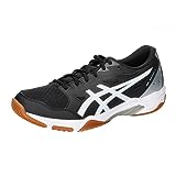 ASICS Damen Gel-Rocket 11 Sneaker, Black/Pure Silver, 39.5 EU