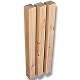 MyTimber Holzpfosten Lärche 70x70 mm | 80cm 100cm 150cm 200cm | Pfosten für DIY Zaun als Zaunpfosten oder für deinen Bau als Kantholz, Holzbalken Zaunpfahl (80cm)