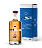 040 Rum mit hochwertiger Geschenkverpackung | 500ml Einzelflasche | 40% vol | Karibischer Rum des Hamburger SV | hochwertiger Rum | Geschenkidee für echte HSV Fans