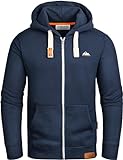 Grin&Bear Herren Kapuzenpullover Navy, L, GEC022