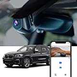 Fitcamx Dash Cam Passend für BMW 1 2 3 4 5 6 7er X1 X2 X3 X4 X5 X6, F Chassis, 4K WiFi Dashcam mit Akku, OEM BMW Zubehör, 2160P UHD Video, G-Sensor, WDR, mit 64GB Karte (Model B, 4K Front Only)