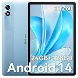 Blackview Tablet 11 Zoll Cellular, Tab 90 Android 14 Tablet, 24GB RAM+128GB ROM(2TB TF), 4G LTE 5G WiFi Tablet PC, Gaming Tablet mit 8200mAh Akku, Dual Kamera, Tablet mit Widevine L1