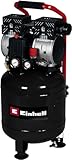 Einhell Kompressor TE-AC 135/24 Silent Plus (750 W., max. 8 bar, 24 l-Tank, 135 l/min Ansaugleistung, Motordrehzahl 1450 min^-1, Manometer, Schnellkupplung, ölfrei)