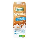 Natumi Mandeldrink Ungesüßt Bio Vegane Milchalternative, Nuss, 16er Pack (16 x 1Liter)