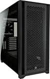 Corsair 5000D Airflow Mid-Tower-ATX-PC-Gehäuse mit Gehärtetem Glas (Frontverkleidung für Hohen Luftdurchsatz, RapidRoute-Kabelführungssystem, Zwei Enthaltene 120-mm-Lüfter) Schwarz