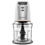 Kenwood Easy Chop CHP61.100WH Zerkleinerer, elektrischer Mini Universalzerkleinerer mit 2 Geschwindigkeitsstufen, 0,5 l Arbeitsbehälter, 500 Watt, Weiß