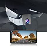 Fitcamx Dashcam Kompatibel mit VW ID.3 2020-2024 & Seat Cupra Born, Autokamera WiFi UHD 2160P, Nachtsicht, OEM Volkswagen Zubehör, G-Sensor, Loop-Aufnahm, WDR Dashcam 4K, Plug & Play, 64 GB Karte