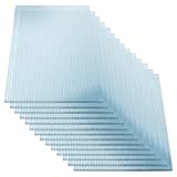 KAISER plastic® Xtra-Strong | Gewächshausplatten 14 Stk. | Polycarbonat (PC) Doppelstegplatte - Hohlkammerplatte | Gewicht 700g/m² | 1210 x 605 mm - 4mm Stärke | 10,25m²