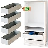 PAX Schubladen Organizer, Boxen zur Kleiderschrank Organisation, Ordnungssystem für Schubkasten 50cm und 100cm (PAX100 (breit))