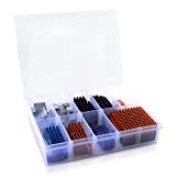 GeeekPi 102 PCS (12 verschiedene Größen) Kühlkörper Kit mit leitfähigem Klebeband, Aluminium Kühlkörper Kühler und Kupfer Kühlkörper für Raspberry Pi A B B+ 2/3/4