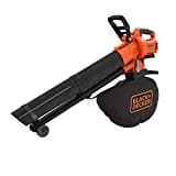 BLACK+DECKER Laubsauger Akku Laubbläser Akku mit Häcksler BCBLV36B (45l Fangsack, bürstenloser Motor, 210 km h Luftgeschwindigkeit und hohe Saugleistung – 36V, Lieferung ohne Akku und Ladegerät)