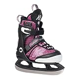 K2 Mädchen Marlee Beam Schlittschuhe, Black-Purple, M (EU: 32-37 / UK: 13-4 / cm: 19.5-23